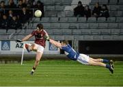 1 March 2014; Sean Armstrong, Galway, in action against Paul Begley, Laois. Allianz Football League, Division 2, Round 3, Laois v Galway, O'Moore Park, Portlaoise, Co. Laois. Picture credit: Barry Cregg / SPORTSFILE