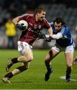 1 March 2014; Gary Sice, Galway, in action against Padraig McMahon, Laois. Allianz Football League, Division 2, Round 3, Laois v Galway, O'Moore Park, Portlaoise, Co. Laois. Picture credit: Barry Cregg / SPORTSFILE