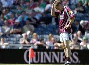 7 August 2005; Michael Donnellan, Galway, reacts after missing a scoring chance against Cork. Bank of Ireland Senior Football Championship Quarter-Final, Galway v Cork, Croke Park, Dublin. Picture credit; Brendan Moran / SPORTSFILE