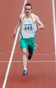 9 August 2005; Paul Hession, Ireland, on his way to finishing 7th in his Men's 200m heats. 2005 IAAF World Athletic Championships, Helsinki, Finland. Picture credit; Pat Murphy / SPORTSFILE