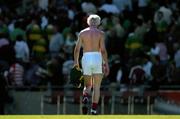 7 August 2005; Mayo's Conor Mortimer leaves the field after defeat by Kerry. Bank of Ireland Senior Football Championship Quarter-Final, Kerry v Mayo, Croke Park, Dublin. Picture credit; Brendan Moran / SPORTSFILE