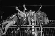 5 February 1985; Fans spill onto the pitch during the game. Friendly International, Republic of Ireland v Italy, Dalymount Park, Dublin. Picture credit; Ray McManus / SPORTSFILE
