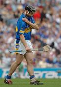 31 July 2005; Tipperary's Philip Maher feels his shoulder after receiving an injury. Guinness All-Ireland Hurling Championship, Quarter-Final. Galway v Tipperary, Croke Park, Dublin. Picture credit; David Levingstone / SPORTSFILE