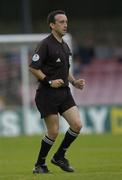 11 August 2005; Referee Ian Stokes Wanderers. eircom League, Premier Division, Bohemians v Bray Wanderers, Dalymount Park, Dublin. Picture credit; Brian Lawless / SPORTSFILE