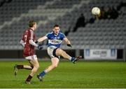 1 March 2014; James Finn, Laois, in action against Paul Varley, Galway. Allianz Football League, Division 2, Round 3, Laois v Galway, O'Moore Park, Portlaoise, Co. Laois. Picture credit: Barry Cregg / SPORTSFILE