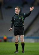 1 March 2014; Referee Padraig Hughes. Allianz Football League, Division 1, Round 3, Dublin v Cork, Croke Park, Dublin. Picture credit: Ray McManus / SPORTSFILE
