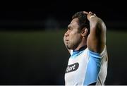 1 March 2014; A dejected Leone Nakarawa, Glasgow Warriors, after the game. Celtic League 2013/14 Round 16, Leinster v Glasgow Warriors, RDS, Ballsbridge, Dublin. Picture credit: Stephen McCarthy / SPORTSFILE