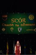 1 March 2014; Louise Gavin, Castlebar MItchels, Co. Mayo, competing in the Solo Singing competition during the All-Ireland Scór na nÓg Championship Finals 2014. TF Royal Theatre, Castlebar, Co. Mayo. Picture credit: Pat Murphy / SPORTSFILE