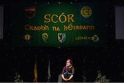 1 March 2014; Loinnir Nic Conuisce, CLG Fir an Chnoic, Co. Tyrone, competing in the Solo Singing competition during the All-Ireland Scór na nÓg Championship Finals 2014. TF Royal Theatre, Castlebar, Co. Mayo. Picture credit: Pat Murphy / SPORTSFILE