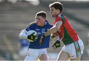 2 March 2014; Conor Cox, Kerry, in action against Ger Cafferkey, Mayo. Allianz Football League, Division 1, Round 3, Mayo v Kerry, Elverys MacHale Park, Castlebar, Co. Mayo. Picture credit: Pat Murphy / SPORTSFILE
