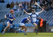2 March 2014; Maria Walsh, Milford, in action against Andrea Mullins, left, and Siobhán Gardiner, Ardrahan. AIB All-Ireland Senior Camogie Club Championship Final, Ardrahan v Milford, Croke Park, Dublin. Picture credit: Barry Cregg / SPORTSFILE