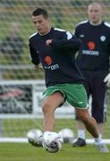 14 August 2005; Ian Harte, Republic of Ireland, in action during squad training. Malahide FC, Malahide, Dublin. Picture credit; David Maher / SPORTSFILE