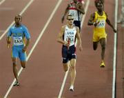 14 August 2005; Jeremy Wariner, USA, races clear of the field for victory in the Men's 4x400m Relay Final. 2005 IAAF World Athletic Championships, Helsinki, Finland. Picture credit; Pat Murphy / SPORTSFILE