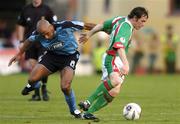 15 August 2005; Joe Gamble, Cork City, in action against Curtis Fleming, Shelbourne. eircom League, Premier Division, Cork City v Shelbourne, Turners Cross, Cork. Picture credit; David Maher / SPORTSFILE