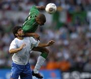 17 August 2005; Stephen Reid, Republic of Ireland, in action against Gennaro Gatusso, Italy. International Friendly, Republic of Ireland v Italy, Lansdowne Road, Dublin. Picture credit; Brian Lawless / SPORTSFILE
