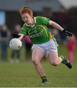 2 March 2014; Louise Ni Mhuircheartaigh, Kerry. Tesco Homegrown Ladies National Football League, Division 1, Round 4, Kerry v Cork, Pairc an Aghasaigh, Dingle, Co.Kerry. Picture credit: Brendan Moran / SPORTSFILE