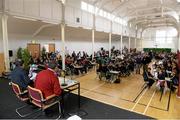 1 March 2014; A general view of the Trath na gCeist / Table Quiz competition during the All-Ireland Scór na nÓg Championship Finals 2014. GMIT, Castlebar, Co. Mayo. Picture credit: Pat Murphy / SPORTSFILE