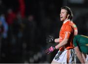1 March 2014; Michael Murray, Armagh celebrates at the end of the game. Allianz Football League, Division 2, Round 3, Meath v Armagh, Páirc Tailteann, Navan, Co. Meath. Picture credit: Ramsey Cardy / SPORTSFILE