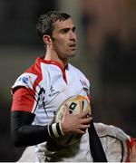 28 February 2014; Ruan Pienaar, Ulster. Celtic League 2013/14, Round 16, Ulster v Newport Gwent Dragons. Ravenhill Park, Belfast, Co. Antrim. Picture credit: Oliver McVeigh / SPORTSFILE