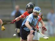 14 August 2005; Aine Fanning, Dublin, in action against Laura Gribben, Armagh. All-Ireland Junior Camogie Championship Semi-Final, Dublin v Armagh, Parnell Park, Dublin. Picture credit; David Maher / SPORTSFILE