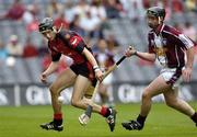 14 August 2005; Paul Braniff, Down, in action against Darren McCormack, Westmeath. Christy Ring Cup Final, Down v Westmeath, Croke Park, Dublin. Picture credit; Ray McManus / SPORTSFILE