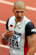 9 August 2005; Tobias Unger, Germany. 2005 IAAF World Athletic Championships, Helsinki, Finland. Picture credit; Pat Murphy / SPORTSFILE