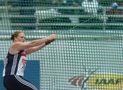 10 August 2005; Shirley Webb, Great Britain, in action during the women's Hammer Throw qualification competition. 2005 IAAF World Athletic Championships, Helsinki, Finland. Picture credit; Pat Murphy / SPORTSFILE