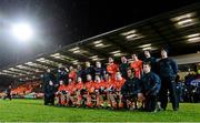 7 February 2014; The Armagh squad. Allianz Football League, Division 2, Round 2, Armagh v Down, Athletic Grounds, Armagh. Picture credit: Oliver McVeigh / SPORTSFILE