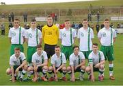 6 March 2014; The Republic of Ireland U17 team. U17 International Friendly, Republic of Ireland v Austria, Gannon Park, Malahide, Co. Dublin. Picture credit: Pat Murphy / SPORTSFILE