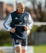 7 March 2014; Italy's Sergio Parisse during the captain's run ahead of their side's RBS Six Nations Rugby Championship match against Ireland on Saturday. Italy Rugby Squad Captain's Run, Old Belvedere RFC, Anglesea Road, Dublin. Picture credit: Matt Browne / SPORTSFILE