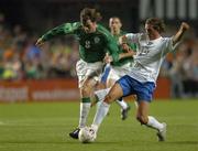 17 August 2005; Kevin Kilbane, Republic of Ireland, in action against Aimo Diana, Italy. International Friendly, Republic of Ireland v Italy, Lansdowne Road, Dublin. Picture credit; Matt Browne / SPORTSFILE
