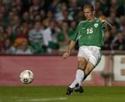 17 August 2005; Liam Miller, Republic of Ireland. International Friendly, Republic of Ireland v Italy, Lansdowne Road, Dublin. Picture credit; David Maher / SPORTSFILE
