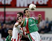 19 August 2005; Neale Fenn, Cork City, in action against Ciaran Martyn, Derry City. eircom League, Premier Division, Derry City v Cork City, Brandywell, Derry. Picture credit; David Maher / SPORTSFILE