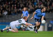 8 March 2014; Bryan Cullen, Dublin, in action against Keith Cribbin, Kildare. Allianz Football League, Division 1, Round 4, Dublin v Kildare, Croke Park, Dublin. Picture credit: Ray McManus / SPORTSFILE