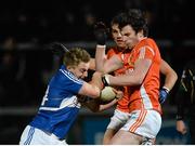 8 March 2014; David Conway, Laois, loses possession of the ball to Aaron Kindon, Armagh. Allianz Football League Division 1 Round 4, Armagh v Laois, Athletic Grounds, Armagh. Picture credit: Oliver McVeigh / SPORTSFILE
