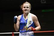 8 March 2014; Michela Walsh after she won her 54 Kg bout against Dervla Duffy. National Senior Women's Boxing Championship Finals, National Stadium, Dublin. Picture credit: Matt Browne / SPORTSFILE