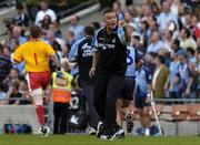 27 August 2005; Dublin manager Paul Caffrey reacts to the umpires after an incident involving Jason Sherlock at the end of the first half. Bank of Ireland All-Ireland Senior Football Championship Quarter-Final Replay, Dublin v Tyrone, Croke Park, Dublin. Picture credit; David Maher / SPORTSFILE