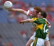 28 August 2005; Paul O'Connor, Kerry, in action against Paraic Healy, Mayo. Minor Football Championship Semi-Final, Kerry v Mayo, Croke Park, Dublin. Picture credit; Ray McManus / SPORTSFILE