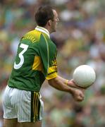 28 August 2005; The Kerry full-back Michael McCarthy scores a point late in the game. Bank of Ireland All-Ireland Senior Football Championship Semi-Final, Kerry v Cork, Croke Park, Dublin. Picture credit; Ray McManus / SPORTSFILE
