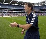 28 August 2005; Kerry manager Jack O'Connor at the final whistle. Bank of Ireland All-Ireland Senior Football Championship Semi-Final, Kerry v Cork, Croke Park, Dublin. Picture credit; Brendan Moran / SPORTSFILE