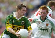 28 August 2005; Paul O'Connor, Kerry, in action against Paraic Healy, Mayo. Minor Football Championship Semi-Final, Kerry v Mayo, Croke Park, Dublin. Picture credit; Ray McManus / SPORTSFILE