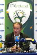29 August 2005; Republic of Ireland Manager Brian Kerr at  a press conference to announce his squad for the World Cup Qualifier against France on 7th September. Citywest Hotel, Saggart, Dublin. Picture credit; Damien Eagers / SPORTSFILE
