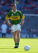 28 August 2005; Dara O'Cinneide, Kerry, prepares to take a free. Bank of Ireland All-Ireland Senior Football Championship Semi-Final, Kerry v Cork, Croke Park, Dublin. Picture credit; Ray McManus / SPORTSFILE