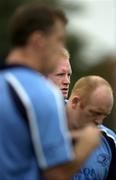 31 August 2005; Des Dillon, centre, during Leinster Rugby squad training. Old Belvedere, Anglesea Road, Dublin. Picture credit; Brendan Moran / SPORTSFILE