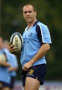 31 August 2005; Keith Gleeson in action during Leinster Rugby squad training. Old Belvedere, Anglesea Road, Dublin. Picture credit; Brendan Moran / SPORTSFILE