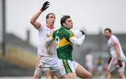 9 March 2014; David Moran, Kerry, in action against Sean Cavanagh, Tyrone. Allianz Football League, Division 1, Round 4, Kerry v Tyrone. Fitzgerald Stadium, Killarney, Co. Kerry. Picture credit: Stephen McCarthy / SPORTSFILE