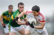 9 March 2014; Mattie Donnelly, Tyrone, in action against Mark Griffin, Kerry. Allianz Football League, Division 1, Round 4, Kerry v Tyrone. Fitzgerald Stadium, Killarney, Co. Kerry. Picture credit: Stephen McCarthy / SPORTSFILE