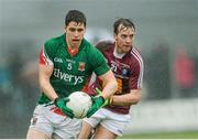 9 March 2014; Lee Keegan, Mayo, in action against Doron Hart, Westmeath. Allianz Football League Division 1 Round 4, Westmeath v Mayo, Cusack Park, Mullingar, Co. Westmeath. Photo by Sportsfile