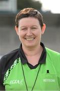 9 March 2014; Referee Mags Doherty. Tesco Homegrown Ladies National Football League Division 1 Round 5, Dublin v Cork, Parnell Park, Dublin. Picture credit: Pat Murphy / SPORTSFILE
