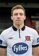 9 March 2014; David McMillan, Dundalk FC. Dundalk FC squad portraits 2014, Dundalk, Co. Louth. Picture credit: David Maher / SPORTSFILE